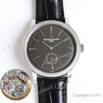 Swiss Copy Vacheron Constantin Patrimony Small Seconds Ss Greyish Black Watch Diamond-set_th.jpg